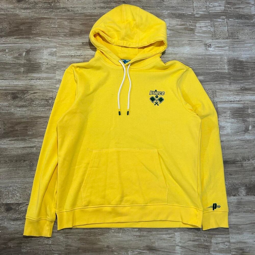 Prince Women's yellow tennis sporty activewear outwear hoodie